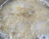 A picture of step 1 of Creamy Chicken Alfredo Pasta.