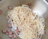 Foto langkah ke 2 dari resep Spaghetti Sosis.
