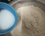 A picture of step 1 of Puffy Milk poori.