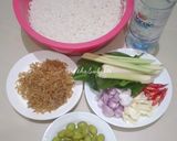 Foto langkah ke 1 dari resep Nasi Liwet Teri Pete Rice Cooker.