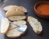A picture of step 1 of Ciabatta Toasts with Bacon.