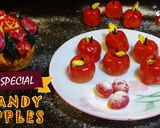 A picture of step 3 of Candy apples.