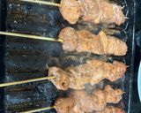 A picture of step 4 of Filipino Style Pork and Chicken Barbecue.