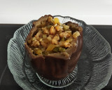 Foto del paso 3 de la receta: Berenjena rellena de soja texturizada y mango
