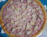 Foto del paso 12 de la receta: Pizza dos quesos hawaianesca