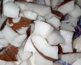 A picture of step 1 of #Coconut_Milk_Tea😋😋😋.