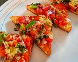 टोस्ट पिज़्ज़ा (toast pizza recipe in Hindi) रेसिपी चरण 4 फोटो