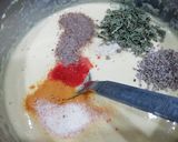 A picture of step 1 of Cottage Cheese Fritters.