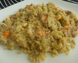 Foto del paso 21 de la receta: Quinoa con atún, emperador y gamba roja