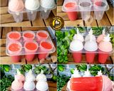 A picture of step 2 of Non Alcoholic Watermelon Coolers Watermelon Slush Watermelon Ice cream Three Varieties One Recipe.
