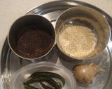 A picture of step 1 of White dhokla with ground rice.