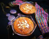 A picture of step 10 of Chana Dal Halwa.