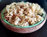 A picture of step 4 of Cabbage Poriyal.