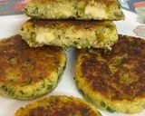 A picture of step 15 of "Cheese-Stuffed Paneer & Sweet Potato Patties".