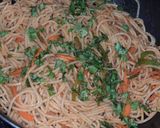 A picture of step 5 of Quick Vegetable Spaghetti.