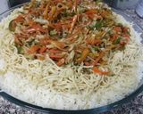 A picture of step 10 of Singaporean Rice.