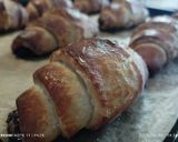 Gluténmentes, laktózmentes vajas croissant, házi, erdei gyümölcs dzsemmel recept fázis 7 fotója