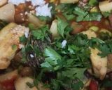 A picture of step 3 of Pressure Cooker Undhiyu.