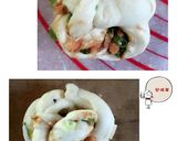 煉乳香蔥肉鬆麵包的食譜步驟7照片