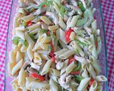 Foto del paso 9 de la receta: Mini penne en salsa bechamel con salteado de tiras de pechuga