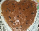 Foto del paso 3 de la receta: Torta forma de corazón para mi hoy 15/6 mi cumple