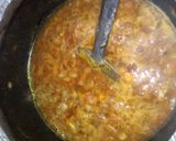 A picture of step 6 of Nethallu fish Curry.