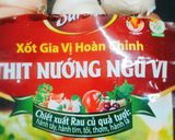 Hình bước làm 1 của món Gà ác nướng ngũ vị