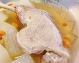รูปขั้นตอนการทำที่ 3 ของ เป็ดตุ๋นฟักมะนาวดอง 🦆/ Duck and winter melon soup with preserved lime 🦆
