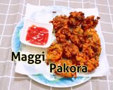 A picture of step 3 of Maggi Pakora.