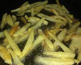 A picture of step 2 of Cheese fries 🍟.