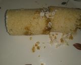 A picture of step 9 of Sooji Sweet puttu.