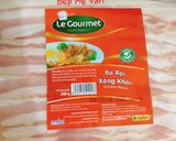 Hình bước làm 1 của món Thịt ba rọi xông khói cuộn nấm kim châm