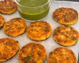 A picture of step 8 of Punjabi Style Paneer Tikki – Protein-Rich Snack – Street-Style Flavors.