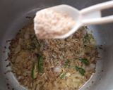 A picture of step 3 of Dal Lauki.