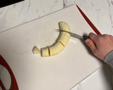A picture of step 2 of PB & Banana Toast.