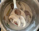 Tom Kha Mushroom. Coconut and galangal broth with mushrooms recipe step 5 photo