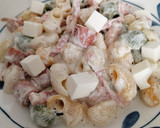 Foto del paso 7 de la receta: Ensalada de pasta con salchichas