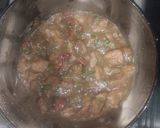 A picture of step 7 of Magolian Chicken.