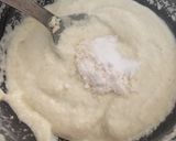 A picture of step 3 of Rava sandwich.