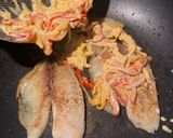 Foto del paso 6 de la receta: Filete de pescado con salsa de queso y vegetales 🤤