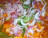 A picture of step 6 of Paneer kathi roll.