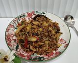 Foto langkah ke 4 dari resep Tumis Jantung Pisang.