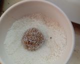 A picture of step 4 of Choco Mint Til Laddu.