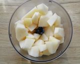 Une image de l'étape 1 de Muffins healthy SSA aux poires🍐et cœur confiture de figues 🤤.