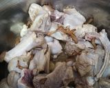 A picture of step 1 of Mutton yukhni pulao (Eid Special).