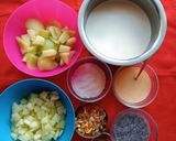 A picture of step 1 of Muskmelon Milkshake.