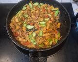 Foto langkah ke 4 dari resep Oseng Tempe Teri Pete Kecombrang.