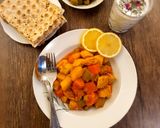 عکس مرحله 5 از دستور خوراک رژیمی با کدو و فیله مرغ🍲