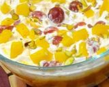 A picture of step 5 of Mango bread pudding.