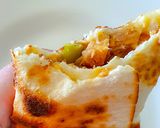 A picture of step 4 of Special Tuna Melt Wrap.